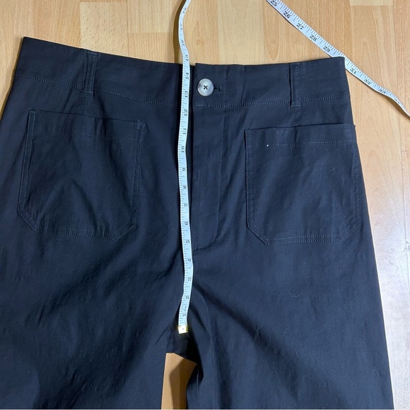 Anthropologie Maeve Colette Magic Fabric Crop Wide Leg Pant in Black 34 - Picture 14 of 15